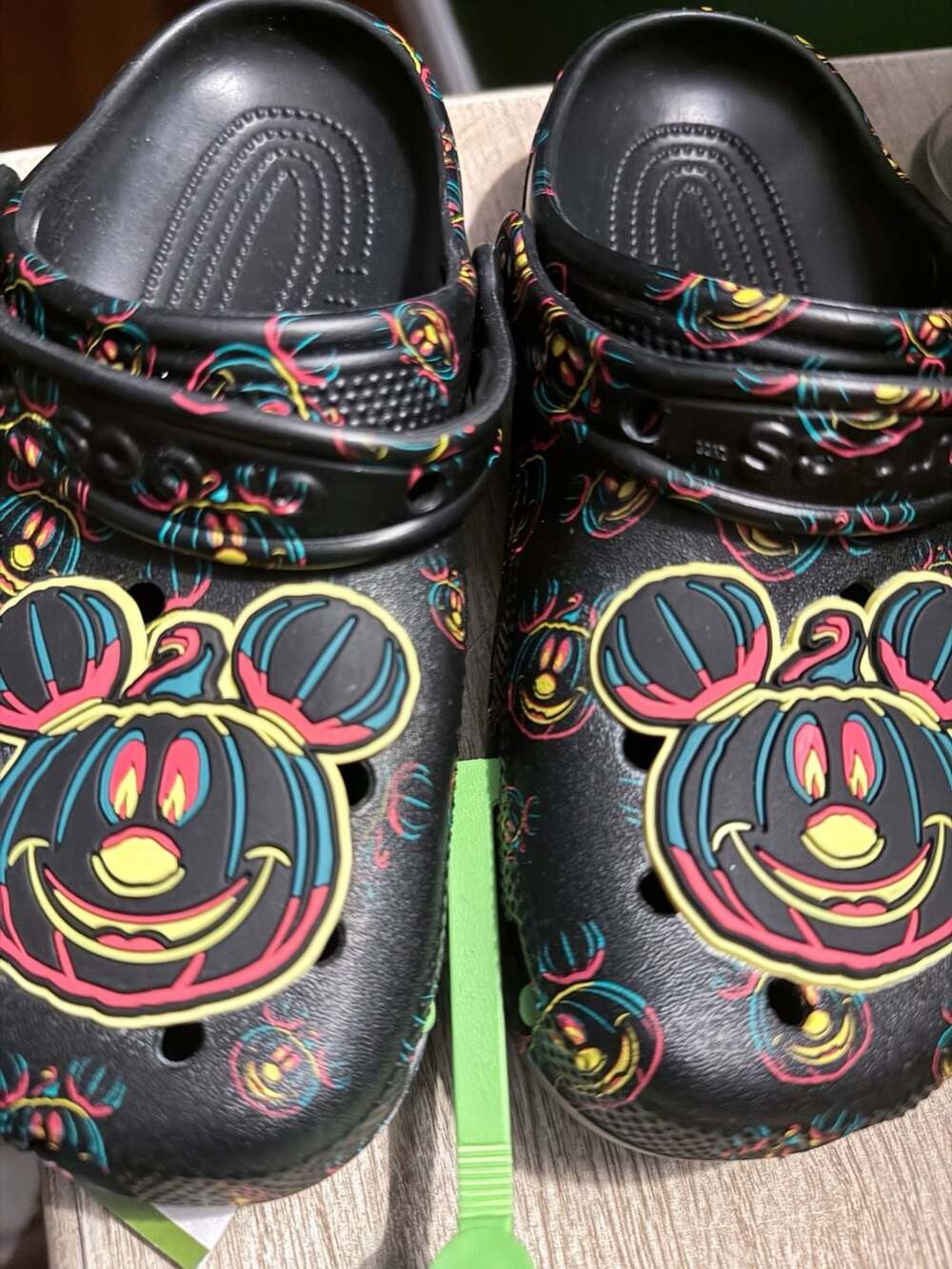 Disney Mickey Mouse Glow-in-the-Dark Halloween Clogs by Crocs